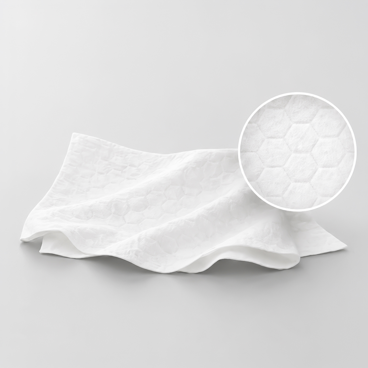 Airgel g-grade absorbent structure with close-up surface detail